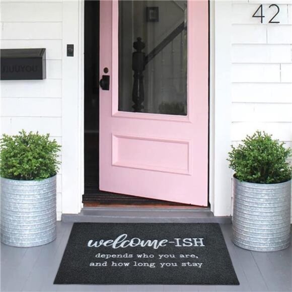 Large Door Mat Outdoor Entrance Durable Welcome Mat for Front Door Outside - Picture 4 of 8